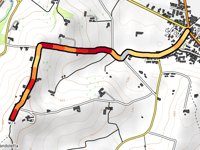 Regione Mandoletta von San Germano über Strada Terruggia