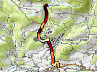 Rehbachklamm z Scheffau am Wilder Kaiser