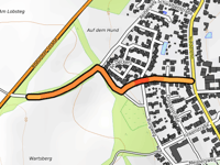 Reiherweg über Fasanenstrasse