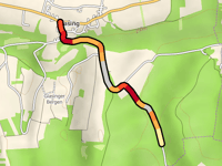 Reinersdorf Bergen vanuit Glasing