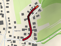 Reintalstrasse vanuit Aiglkofen