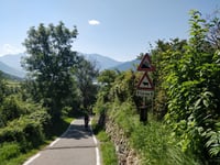 Reschenpass von Laatsch über Burgels