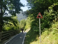 Reschenpass von Laatsch über Burgels