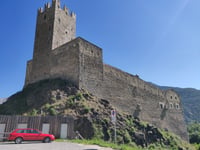 Reschenpass von Laatsch über Burgels