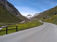 Rettenbachferner przez Ötztaler Gletscherstrasse
