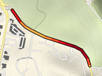 Rheem Boulevard von Moraga Road