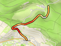 Rheintalstrasse vanuit Feldberg