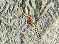 Richland Balsam Overlook vanuit Rosman
