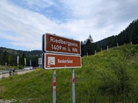 Riedbergpass von Fischen im Allgäu