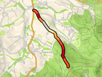 Rieder Strasse vanuit Leopoldshofstatt