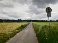Riether Strasse from Brüxken