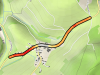 Rinther Strasse desde Rinthe