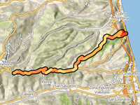 Ripatransone von Cupra Marittima über Via San Gregorio Magno