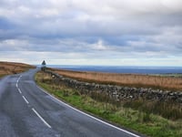 Rivington Road from Anglezarke Resevoir