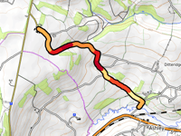 Road Hill da Ashley via Shockerwick Lane