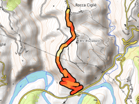 Rocca Ciglié über Rualunga