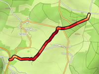Rocher du Faix du Diable über Neuville