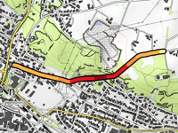 Rochusstrasse über Bergstrasse