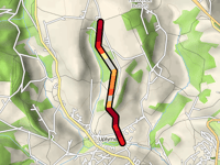 Rocombe depuis Uplyme par Tappers Knapp