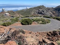 Roque de los Muchachos depuis Mirador Puerto de Garafía