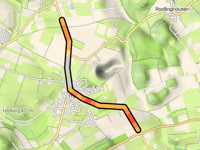 Rösenbecker Strasse vanuit Thülen