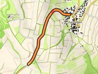 Rosenbergstrasse vanuit Zunzingen
