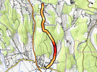 Rosenbergweg da Walkersdorf