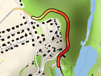 Rossens via Route du Barrage