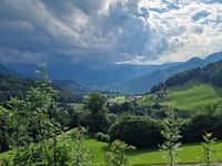 Rossfeld Panoramastrasse depuis Unterau par Oberau