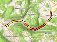 Rotsberg vanuit Urspring