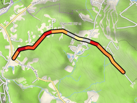 Roundtop Mountain von Schoharie Creek über Clum Hill