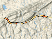 Route 116 from Barnes Creek