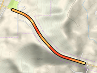 Route 68 von Collinsville