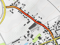 Route d'Acquin z Lumbres