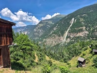 Route d'Anniviers depuis Mayoux