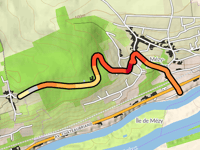 Route d'Arperont da Mézy sur Seine
