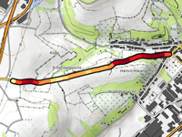 Route d'Erpeldange von Diekirch