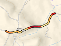 Route d'Estramiac via Bivès
