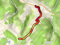 Route d'Outremont przez Outroumont