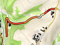 Route d'Urspelt von Clervaux
