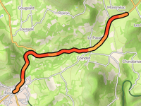 Route d'Yssingeaux z Rosières