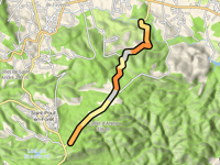 Route de Bagnols en Foret von Le Riou Blanc