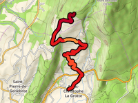 Route de Bande von Saint Christophe La Grotte