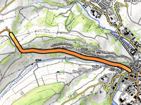Route de Bastogne von Ettelbruck