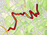 Route de Bellevue via Lucinges