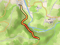 Route de Bois von Saint Gal sur Sioulle