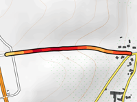 Route de Boulogne vanuit Le Motte