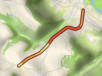 Route de Brigols von Vorey