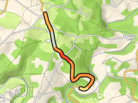 Route de Bussière-Badil von Écuras
