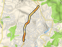 Route de Cannes da Fréjus